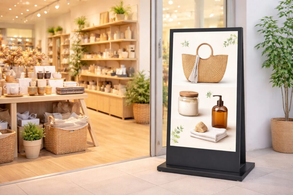 屋内用サイネージの特徴と向いている用途